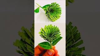 Mango Leaf Flower #mangoleafdecoration #flower #diy