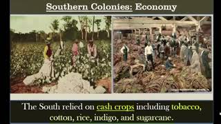 economy for southern colonies