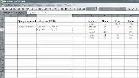 TEXTO en Excel - Función y Ejemplo de uso