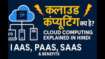 क्लाउड कंप्यूटिंग क्या है? | Cloud Computing Explained in Hindi | IaaS, PaaS, SaaS & Benefits.