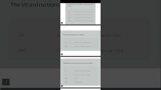 stack input output instructions in microprocessor