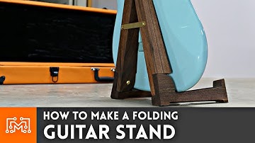 Folding Guitar Stand // Woodworking How To (RE-UPLOAD) | I Like To Make Stuff