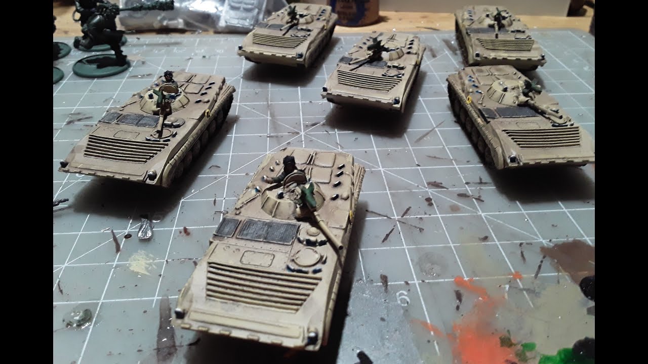 How to Paint desert camouflage with The Guildmaster. YouTube