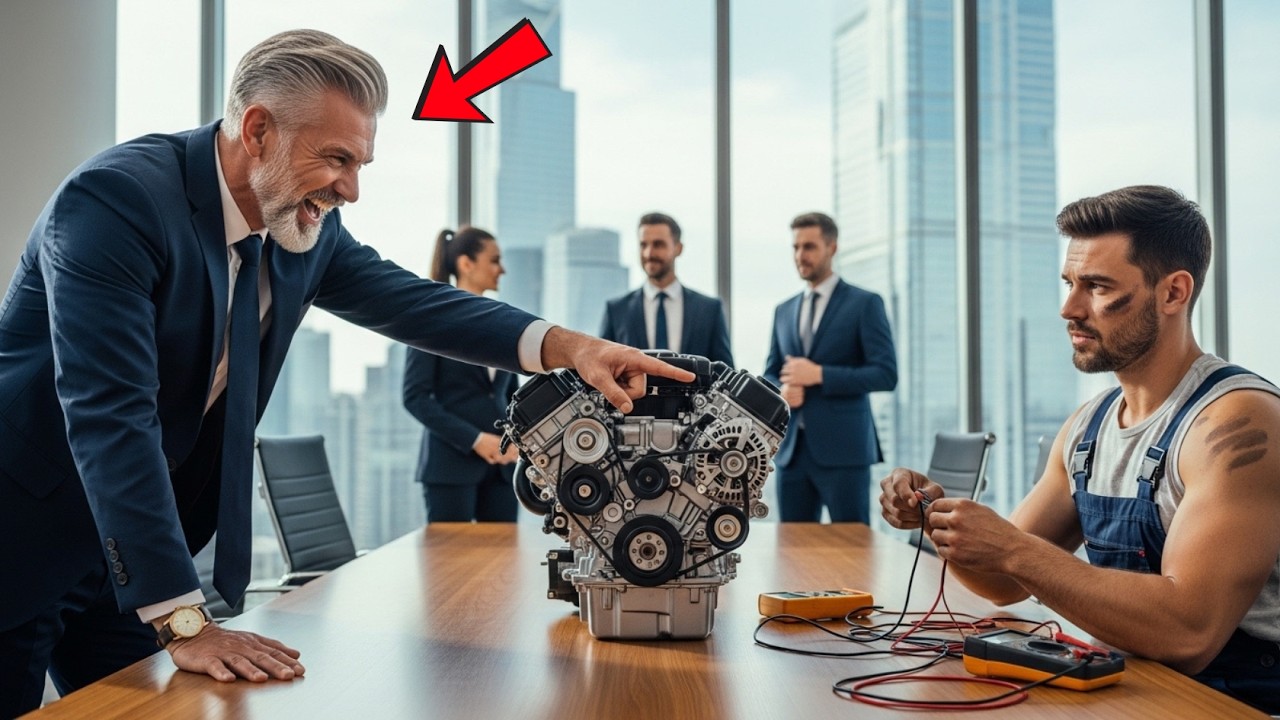 EL CEO MILLONARIO TRAJO UN MOTOR PARA HUMILLARLO — PERO NO IMAGINÓ LO QUE PASARÍA AL ENCENDERLO
