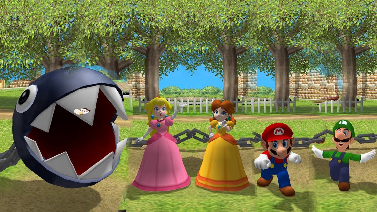 Mario Party 8 - Mario Matrix -Mario Vs Peach Vs Luig Vs Daisy - YouTube