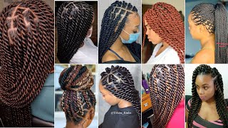 ✨ 50+ Twist Braids Hairstyles For Ladies 2025||Stylish Twist Braids Hairstyles ideas For Women