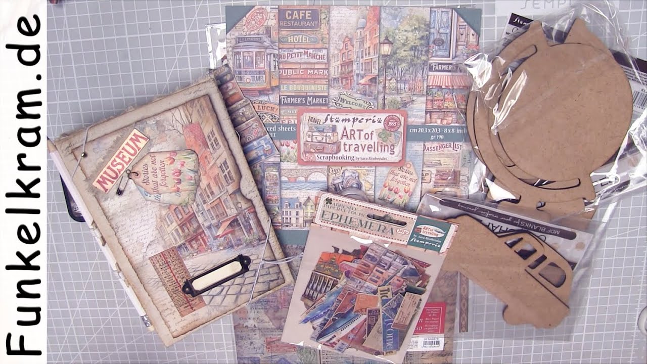 Shop Update, Stamperia Urlaubsjournal Art of Travelling