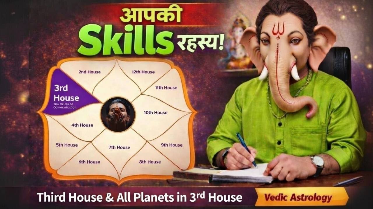 Third House and Skills Explained | All Planets in 3rd House | Vedic Astrology