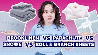 Brooklinen vs Parachute vs Snowe vs Boll & Branch Sheets - Which Is Best?? screenshot 5