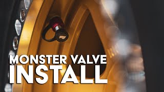 Installing the Fastest Tire Inflation System on the Market  The Power Tank Monster Valves