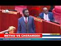 Fireworks as Senator Methu and Senator Cherargei clash badly in senate!