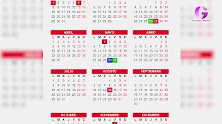 Un calendario laboral con varios 'puentes'