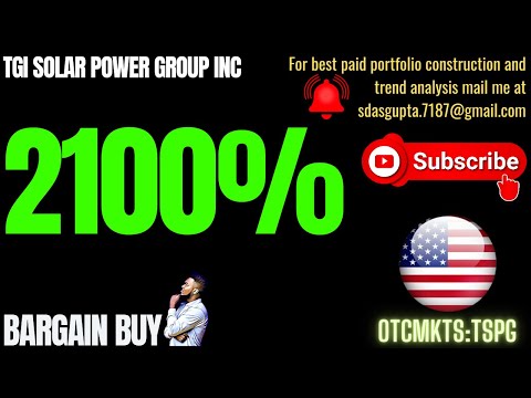 TSPG STOCK NEWS | TGI SOLAR POWER GROUP INC BARGAIN BUY