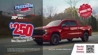 Shop The Freedom to Save Sales Event All Month Long Only At Ray Chevrolet In Fox Lake!