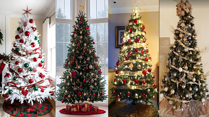 100+ CLASSIC CHRISTMAS TREE DECOR 2025 - CHRISTMAS TREE DECORATION IDEAS 2025 - CHRISTMAS TRENDS DIY