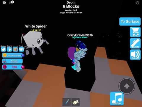 How to get to the Halloween shop in ROBLOX mining simulator.