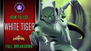 How To Use WHITE TIGER Easily | Full Breakdown | Marvel Contest Of Champions