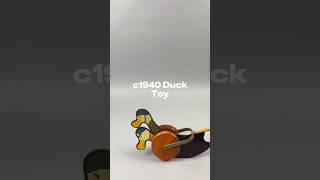 c1940 Ruehle Products Unbeaten Team Push/Pull Ducks Vintage Toy #duck #toys #vintage #antique