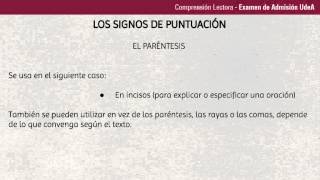El paréntesis