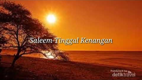 SALEEM-TINGGAL KENANGAN with lyrics