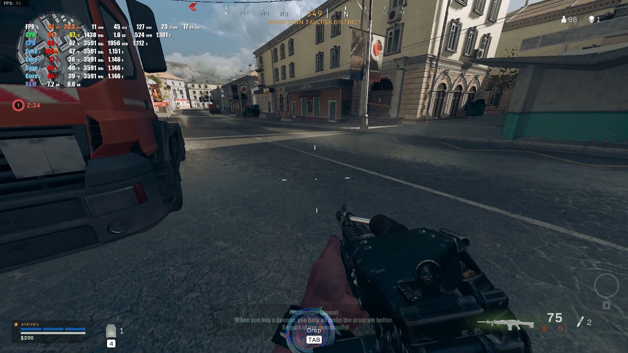 Call of Duty  Modern Warfare warzone, i5 3570, gtx 960 2gb, 8gb ram