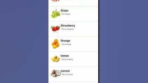 How to create Listview with image (icons) in Android App. #Android development