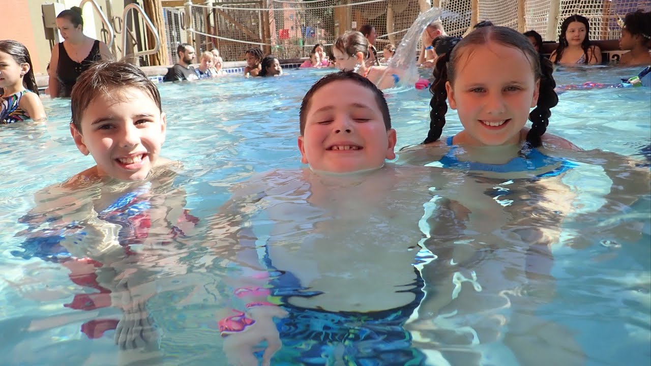 Cousins First Day at Kalahari Water Park Sandusky Ohio