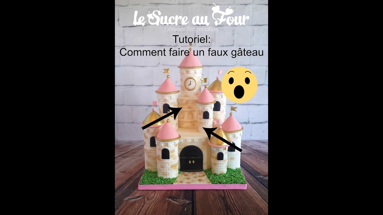 Tutoriel Comment Recouvrir Un Faux Gateau De Fondant Youtube