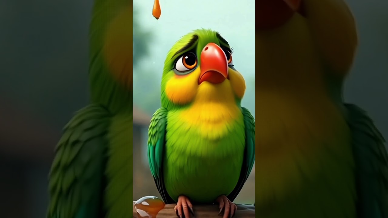 🌈 Tiny Tiya Bird&rsquo;s Chocolate Adventure! 🍫🐦 | Fun, Rain & Rainbow #minimangastories #shorts