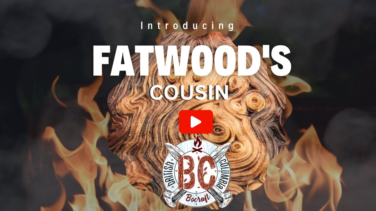 Fatwood's Cousin Natural Firestarter Alternative. YouTube