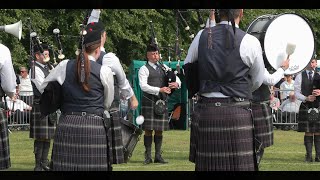 Police Scotland Federation Pipe Band&#39;s Invergordon medley at the 2023 UK Grade One Championships