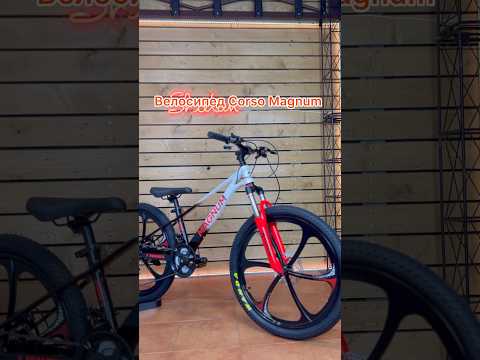 Велосипед підлітковий спортивний 24" Corso Magnum MN-24255 чорно-біло-червоний на зріст 120-135 см, відео 1