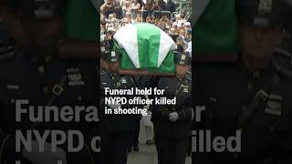 Funeral held for NYPD officer killed in shooting