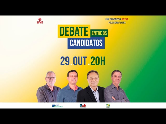 ENTIDADES E IMPRENSA PROVEM DEBATE ENTRE OS PREFEITURÁVEIS