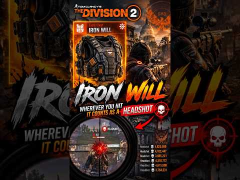 No Headshot? NO PROBLEM! | Iron Will (Division 2)#division2 #division2pvp #headshot #division2build