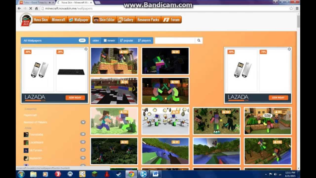 [Hướng Dẫn] Làm 1 Bức Ảnh 3D Minecraft bằng NovaSkin - youtube