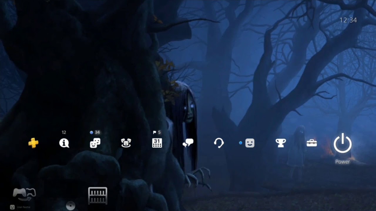 Phantom in the forest HIQ Dynamic theme