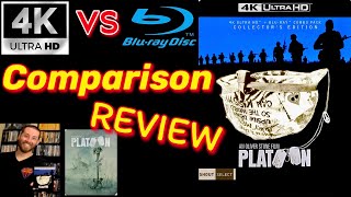 Platoon 4K UHD Blu Ray Review & Exclusive 4K vs BluRay image comparisons analysis & unboxing, Shout