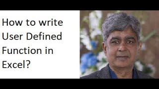How to Write User Defined Function (UDF) in Excel?