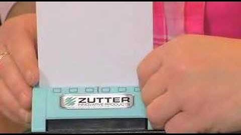 HOW TO USE A BIND-IT-ALL MACHINE