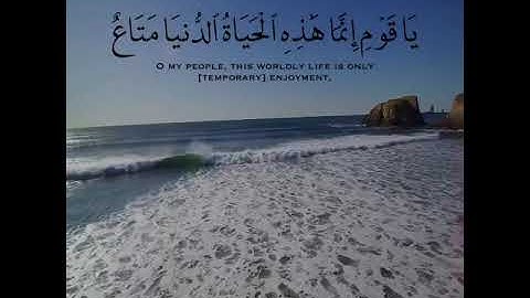 القارئ محمد المقيط سورة( غافر)