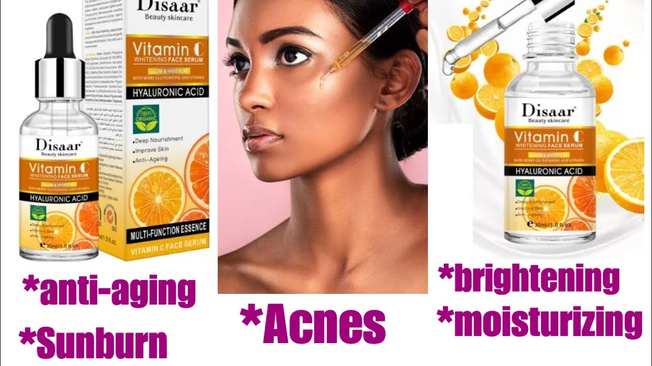 Disaar vitamin C face serum review. whiteningfaceserum skincare 