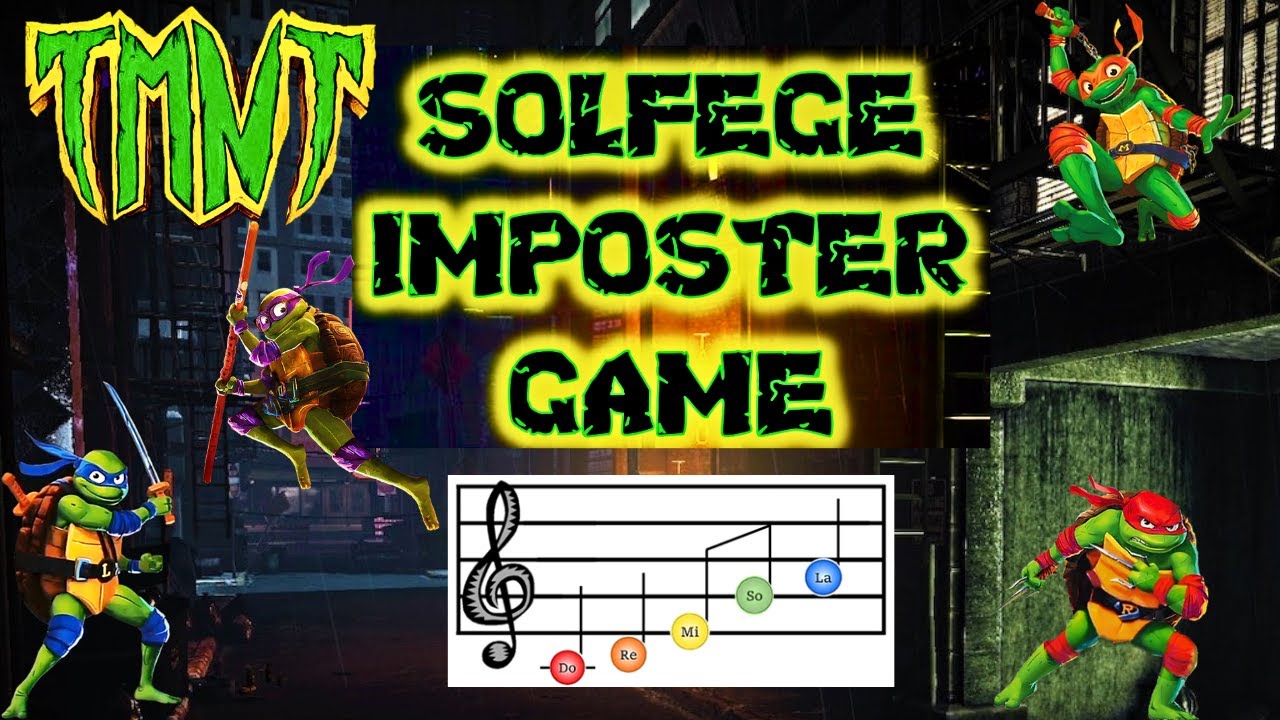 Imposter Turtle Ninja Turtles Mutant Mayhem Solfege Imposter Do Re Mi So La - YouTube