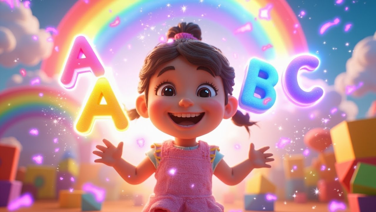 ABC Alphabet Song for Kids | Learn A to G with Fun Rhymes | Nursery ...
