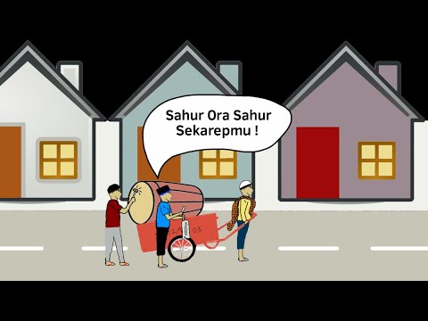  Animasi  bangunin sahur  lucu  spesial bulan ramadhan YouTube