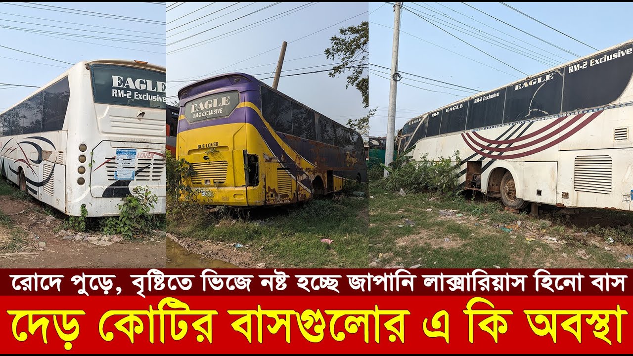 Eagle Paribahan: যে কারণে কোটি টাকার বাসগুলো ভাঙারিতে পরিণত, জৌলুস হারিয়ে বেহাল দশা ঈগল পরিবহনের