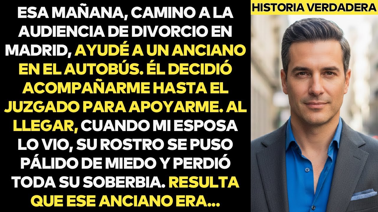 Ayudé А Un Anciano En El Bus; Era Profesor De Derecho. ¡Mi Esposa, Soberbia, Se Arrodilló Al Verlo!