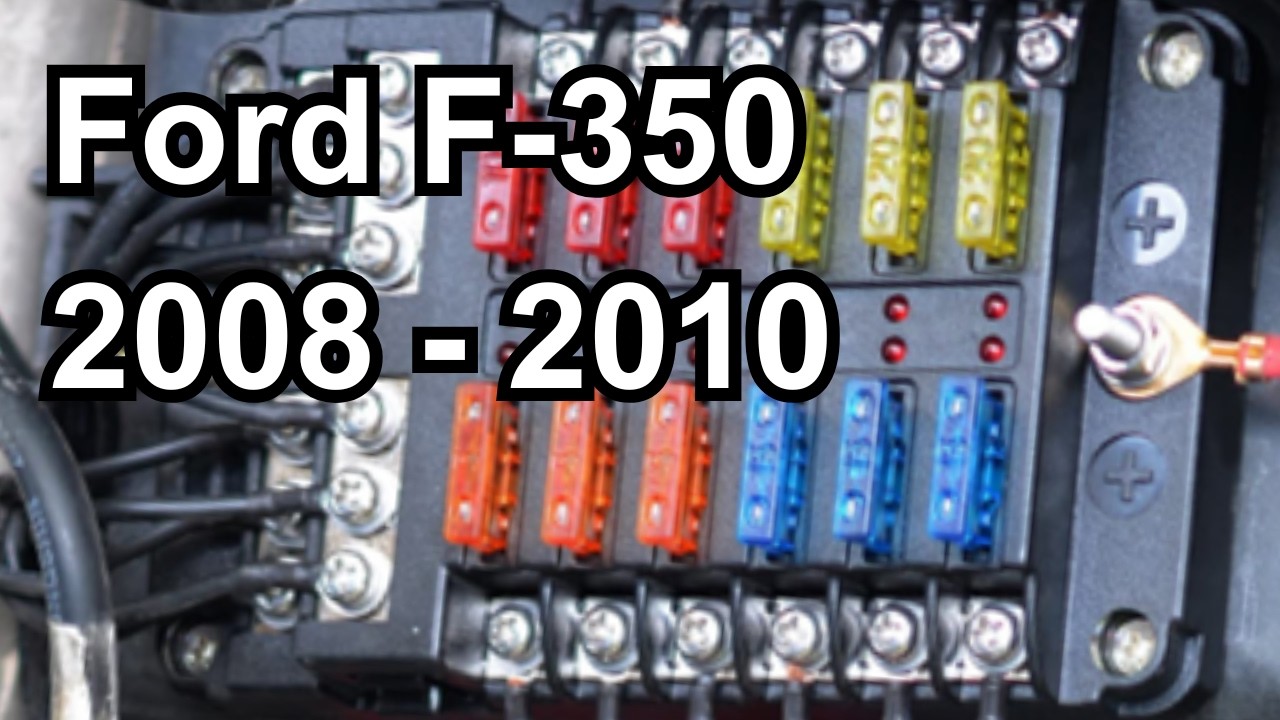 Fuse Box Diagram: Ford F-350 2008
