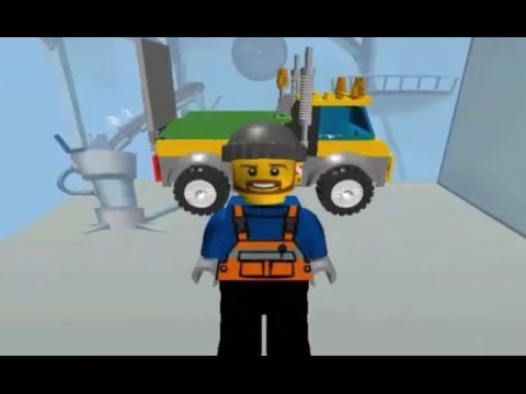 Merakit Mainan Lego Truk  Besar  Mainan Anak Animasi 