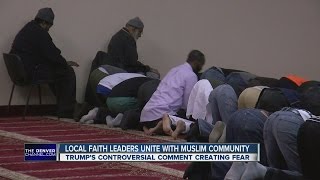 Local faith leaders unite with Muslim community